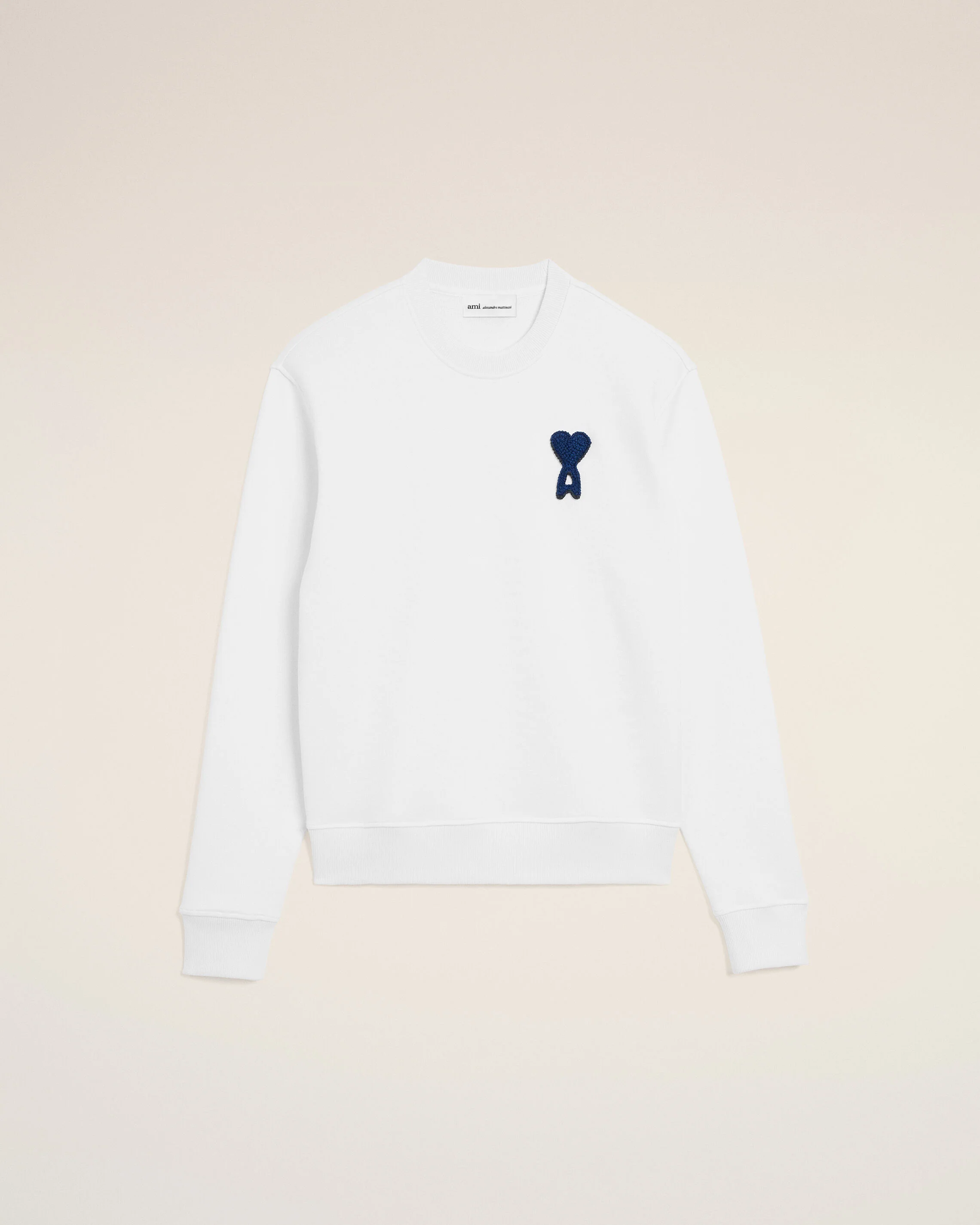 Sweatshirt Blanc Ami De Coeur Crochet en Coton - Image 7