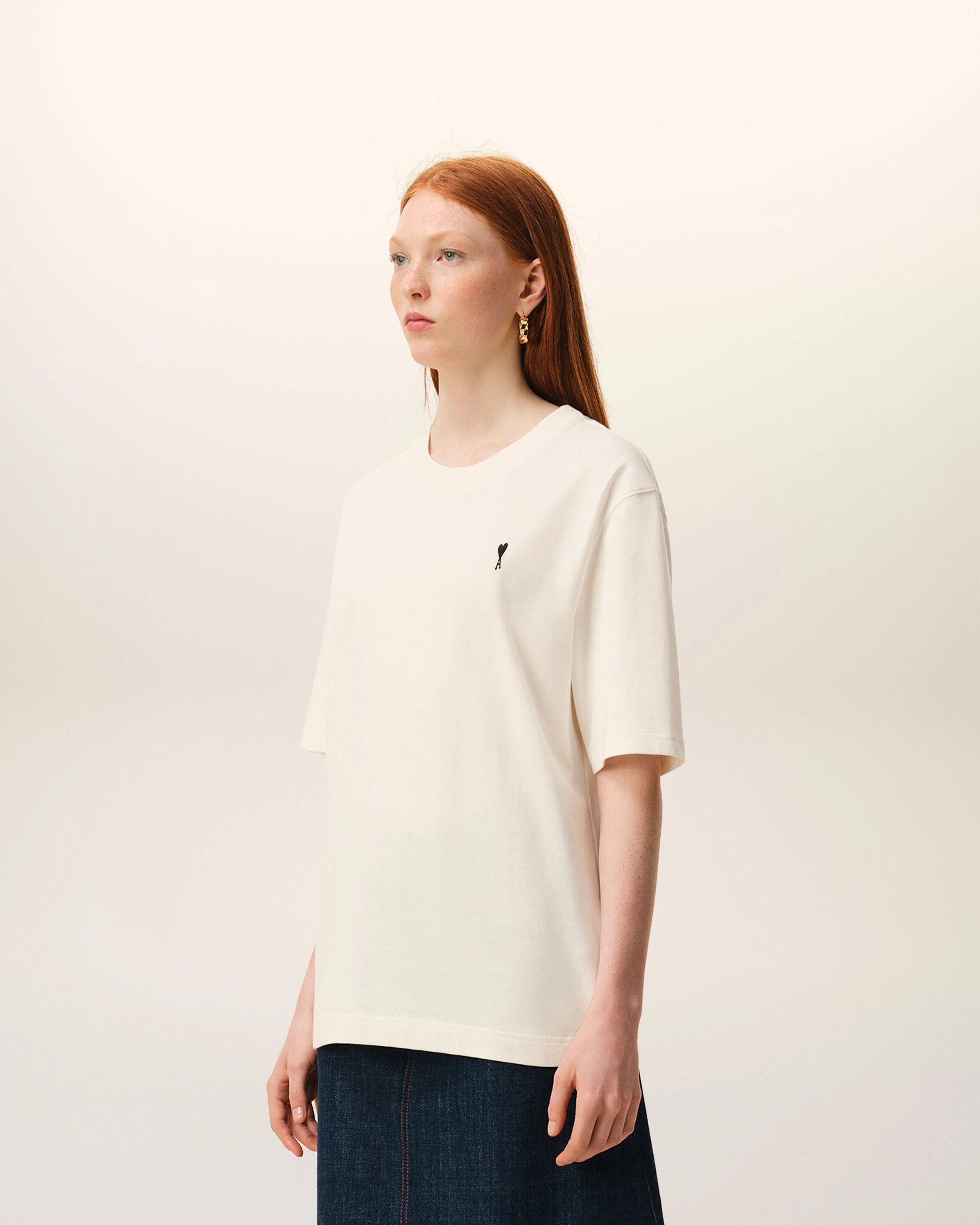 T-shirt Blanc Imprimé Place Des Victoires en Coton - Image 14