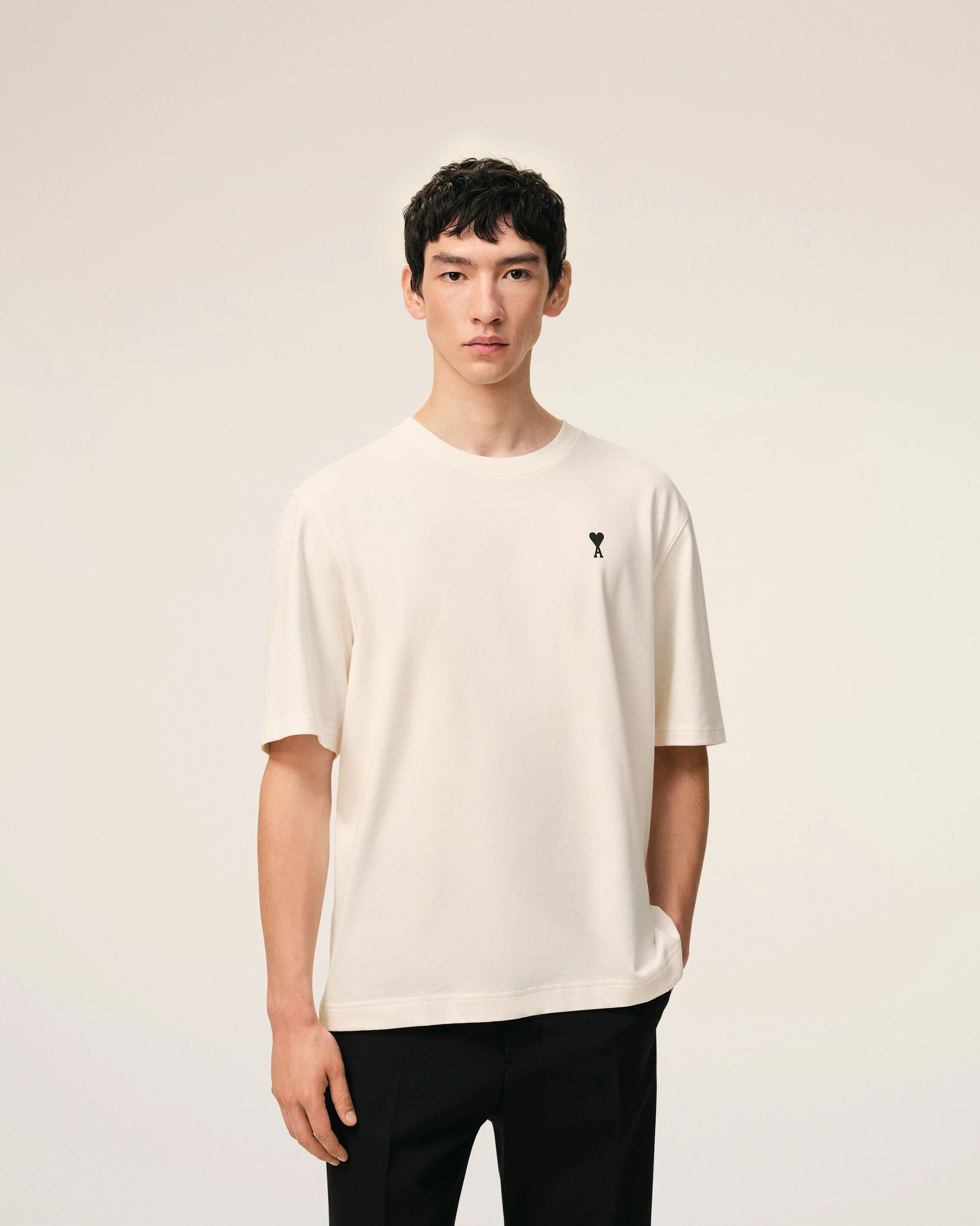 T-shirt Blanc Imprimé Place Des Victoires en Coton - Image 4