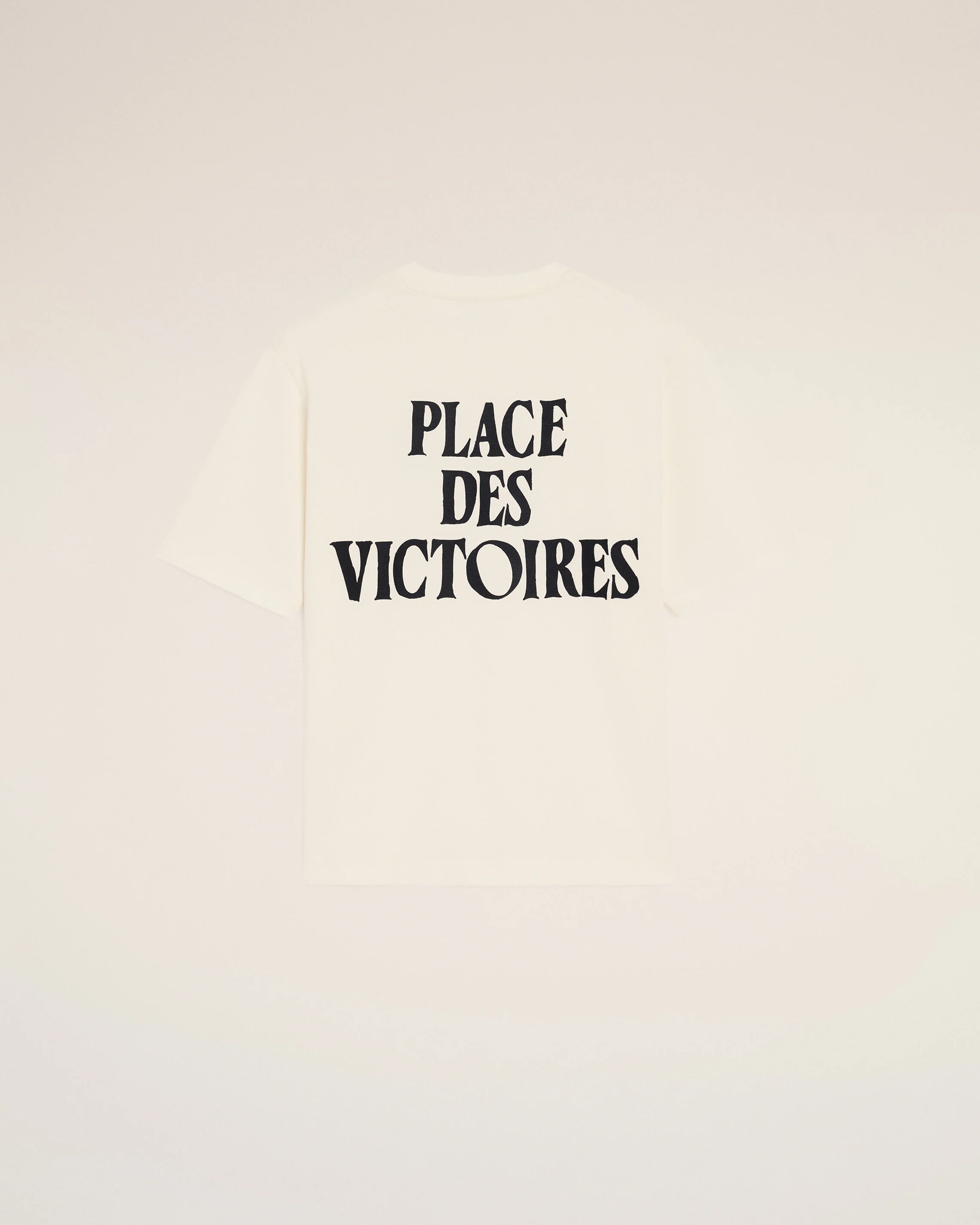 T-shirt Blanc Imprimé Place Des Victoires en Coton - Image 8