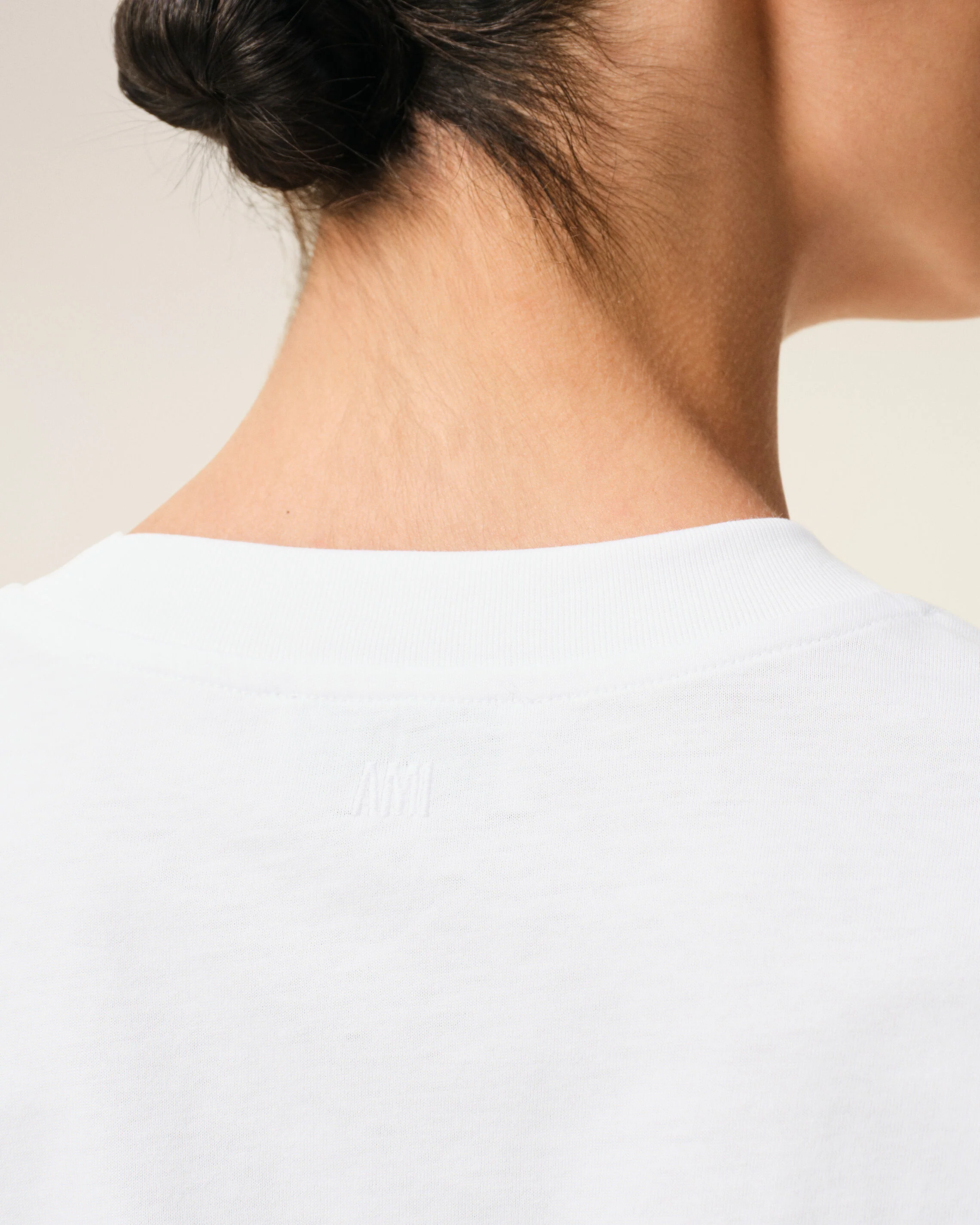 T-shirt blanc Manches Longues en coton Ami De Coeur - Image 10