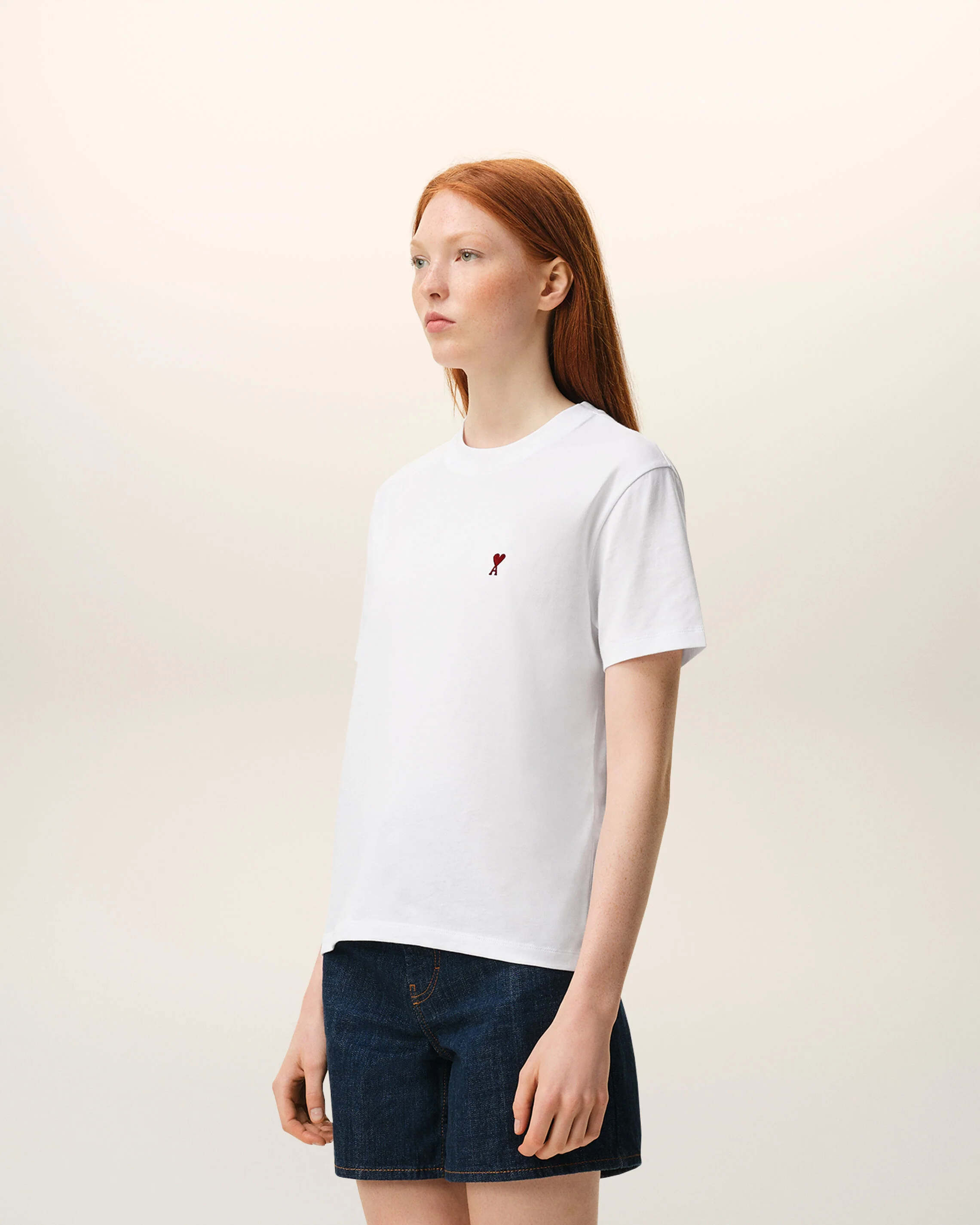 T-shirt blanc en coton Ami de Coeur - Image 12