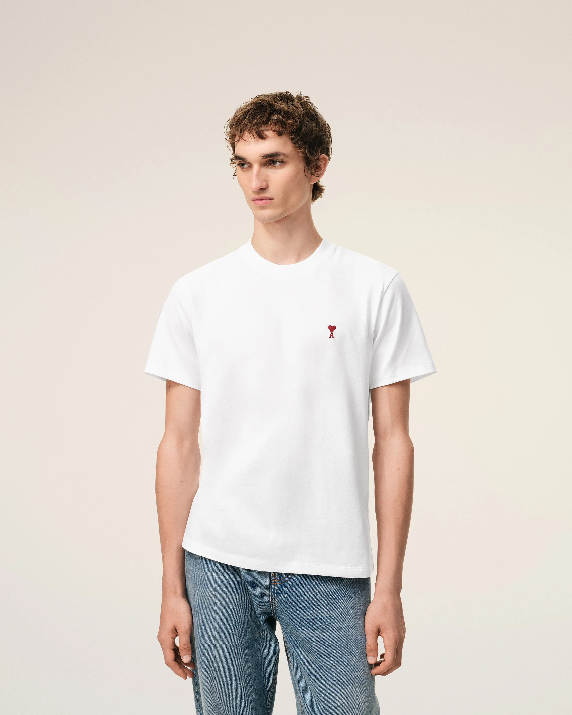 T-shirt blanc en coton Ami de Coeur - Image 3