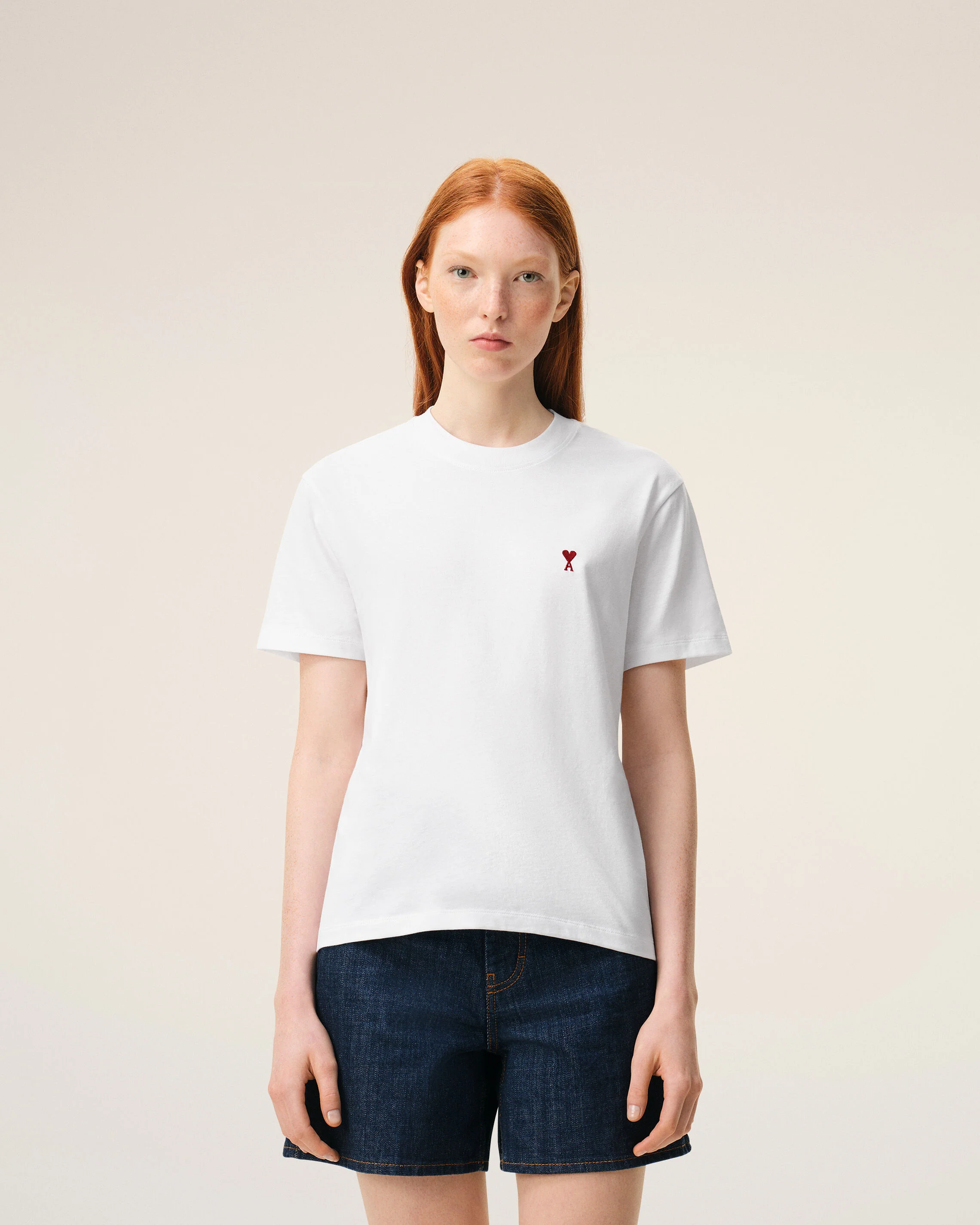 T-shirt blanc en coton Ami de Coeur - Image 9