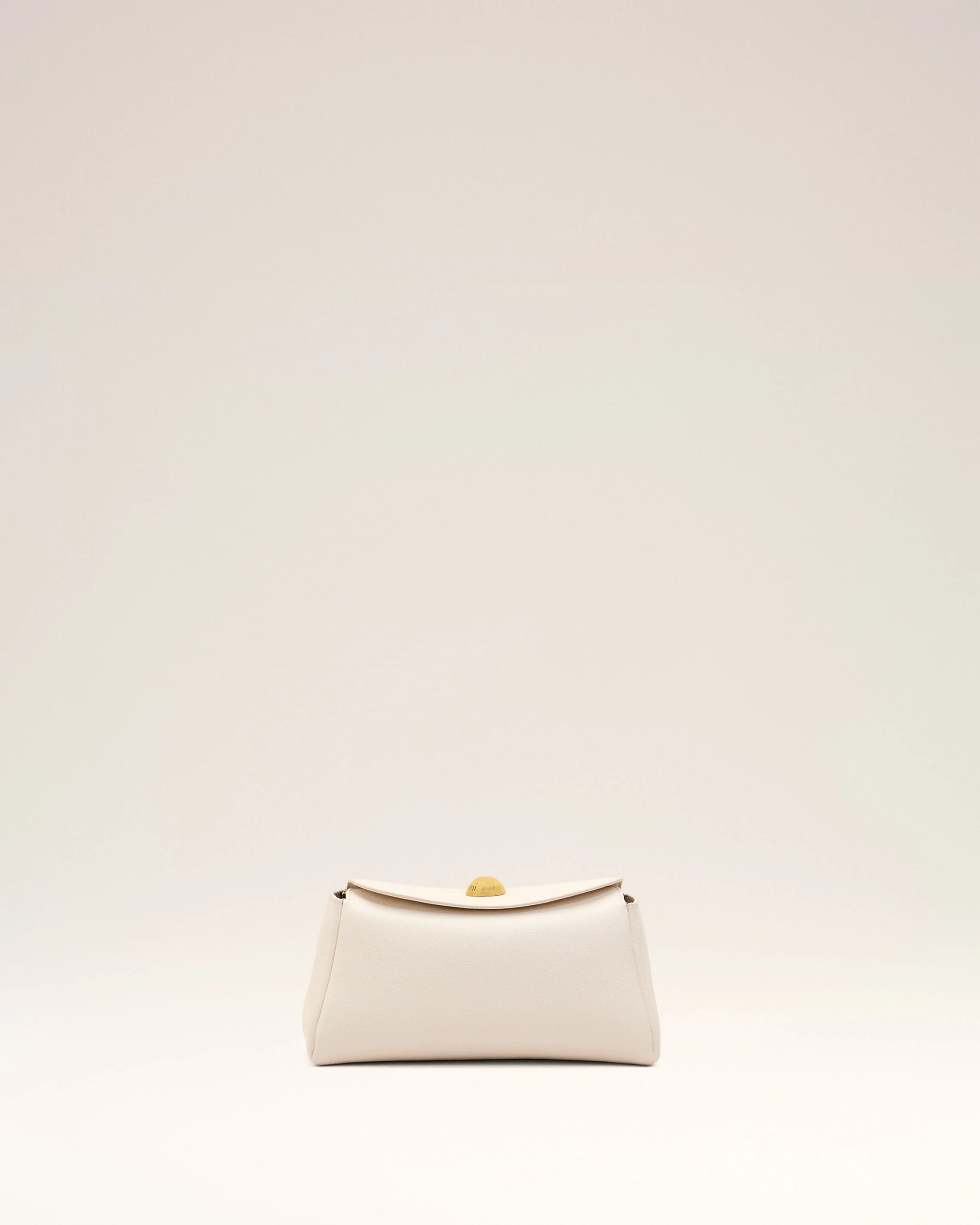 Mini Sac Carrousel Blanc en Cuir De Veau - Image 12