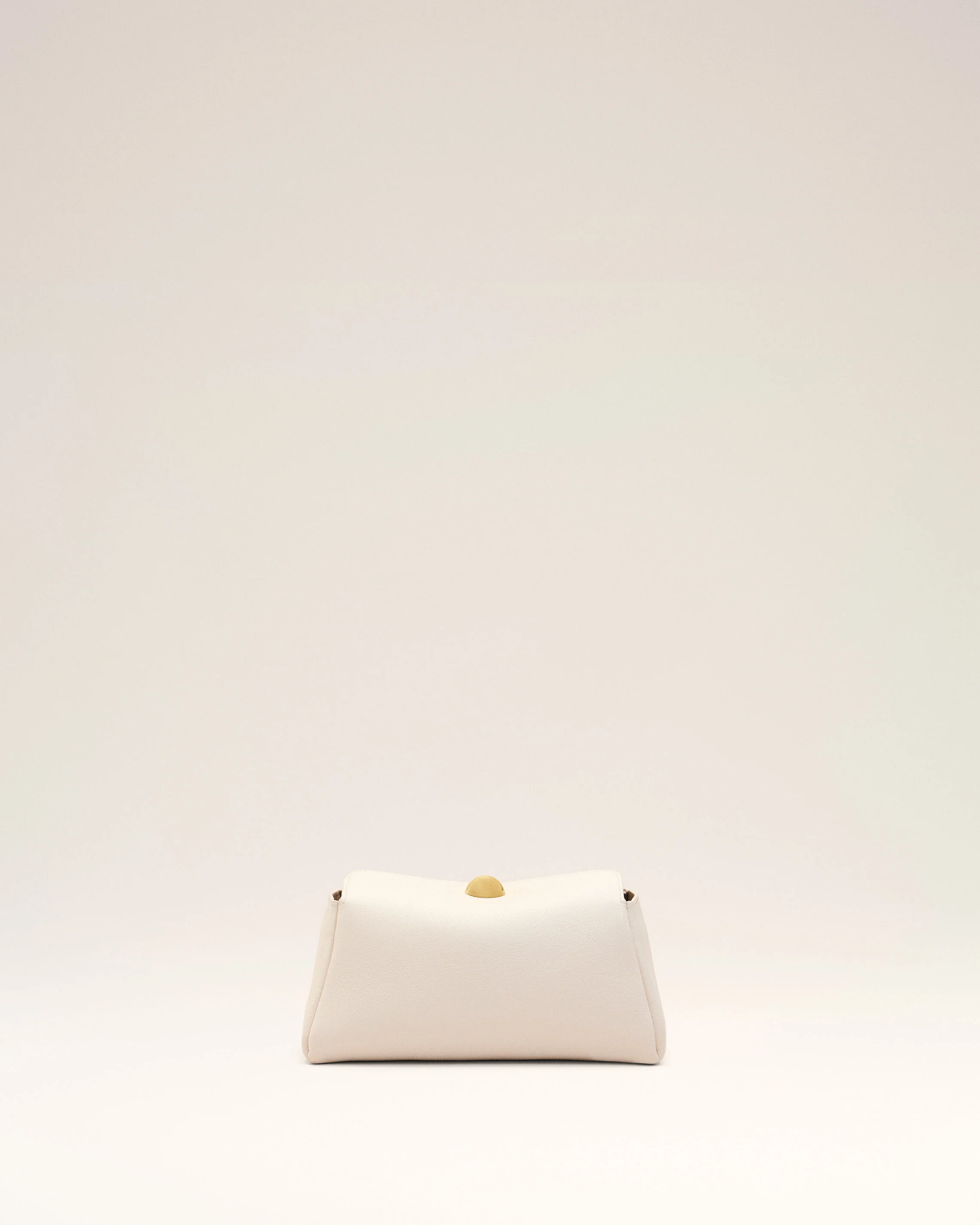Mini Sac Carrousel Blanc en Cuir De Veau - Image 5