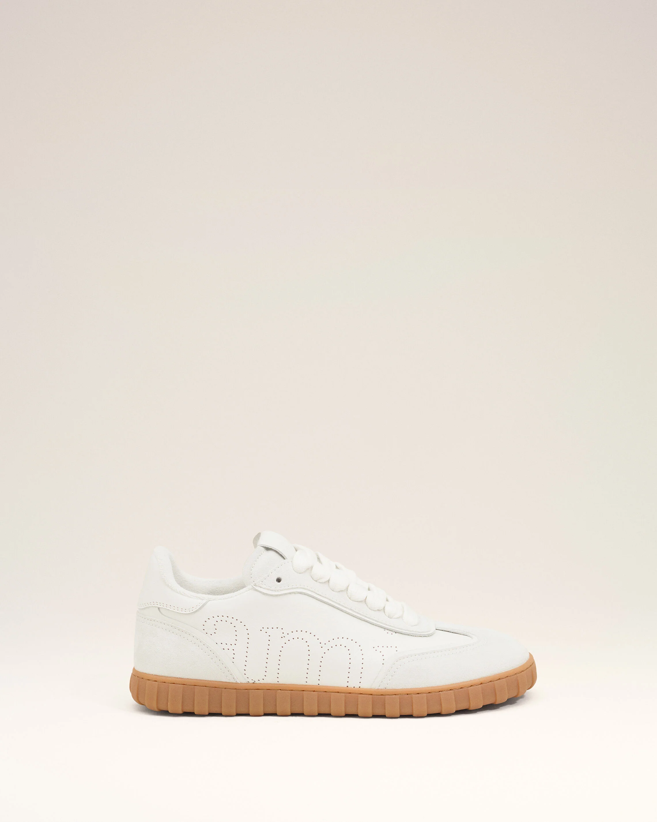 Sneakers Step Blanches en Cuir De Vachette - Image 6