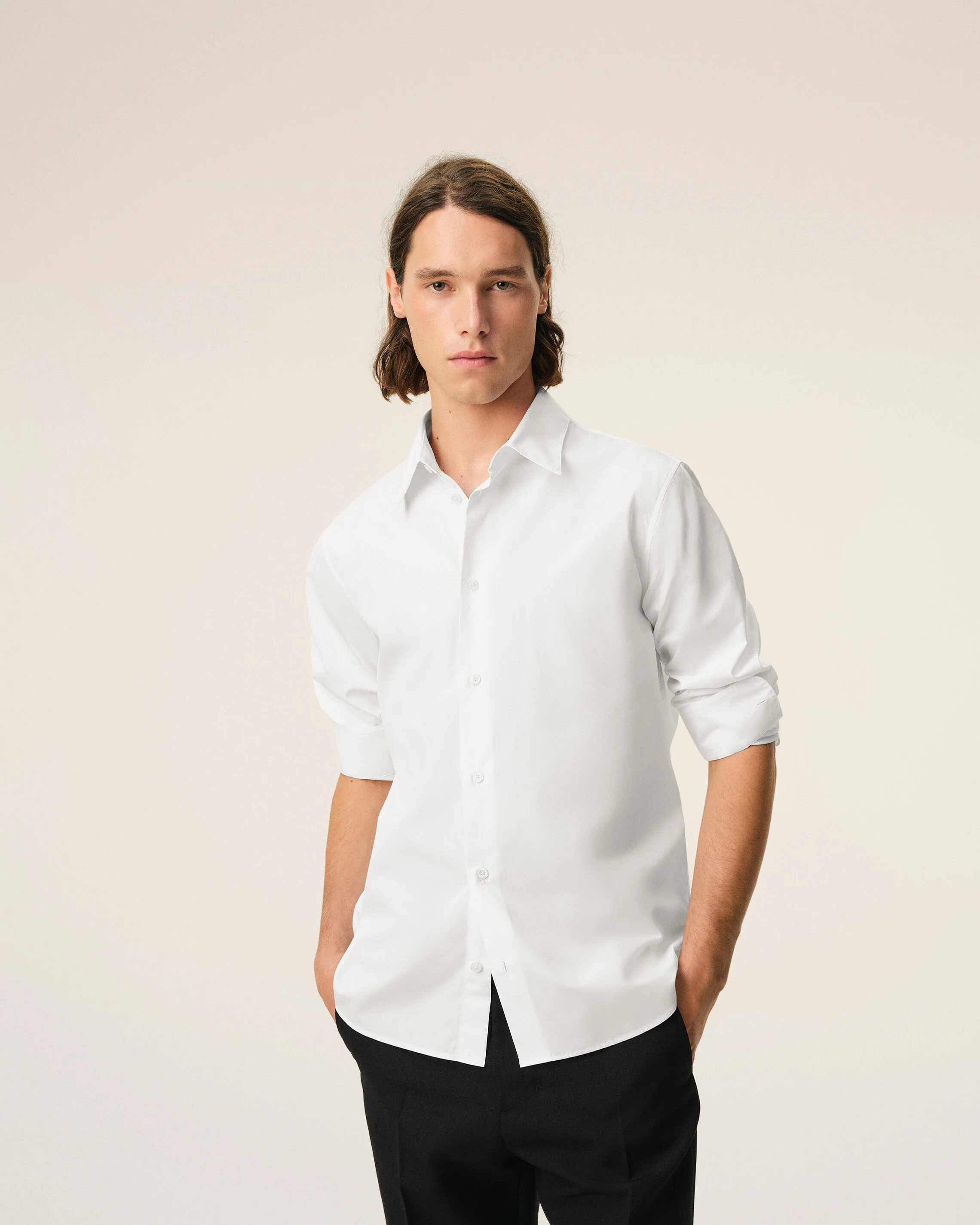 Chemise blanche en coton Ami De Coeur - Image 3