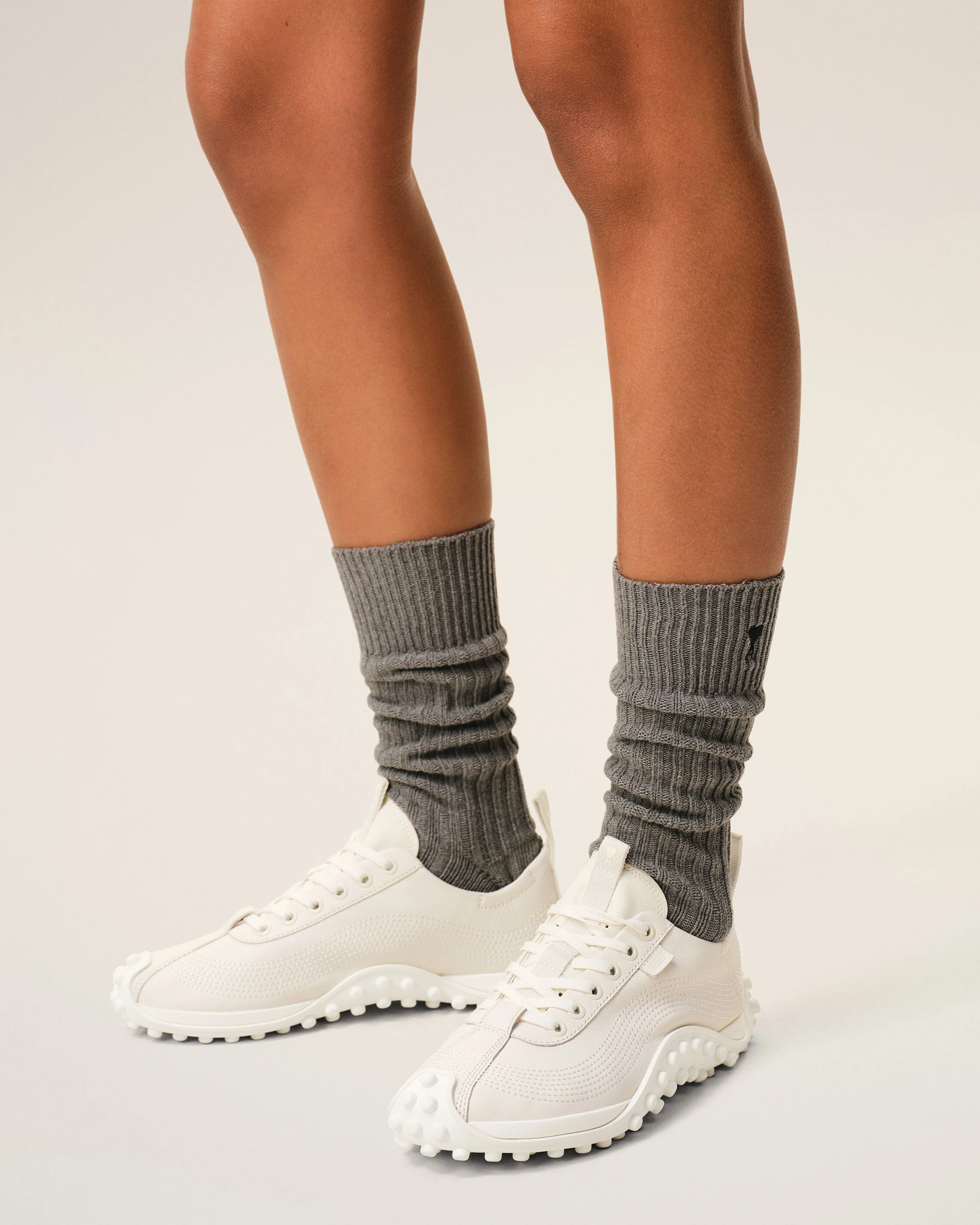 Sneakers Mirage blanches en cuir de veau - Image 8