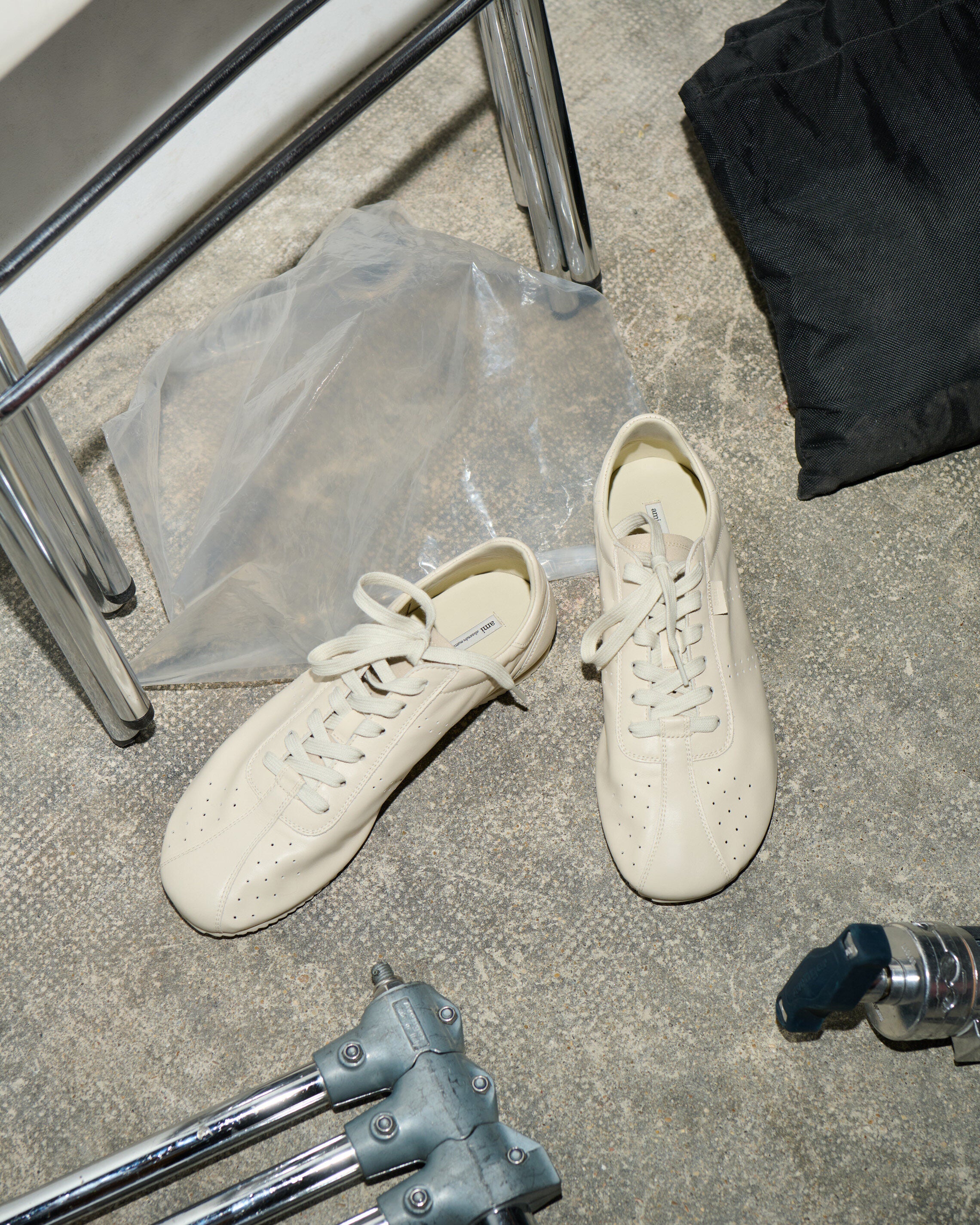 Sneakers Soft Blanches en Cuir De Veau - Image 12