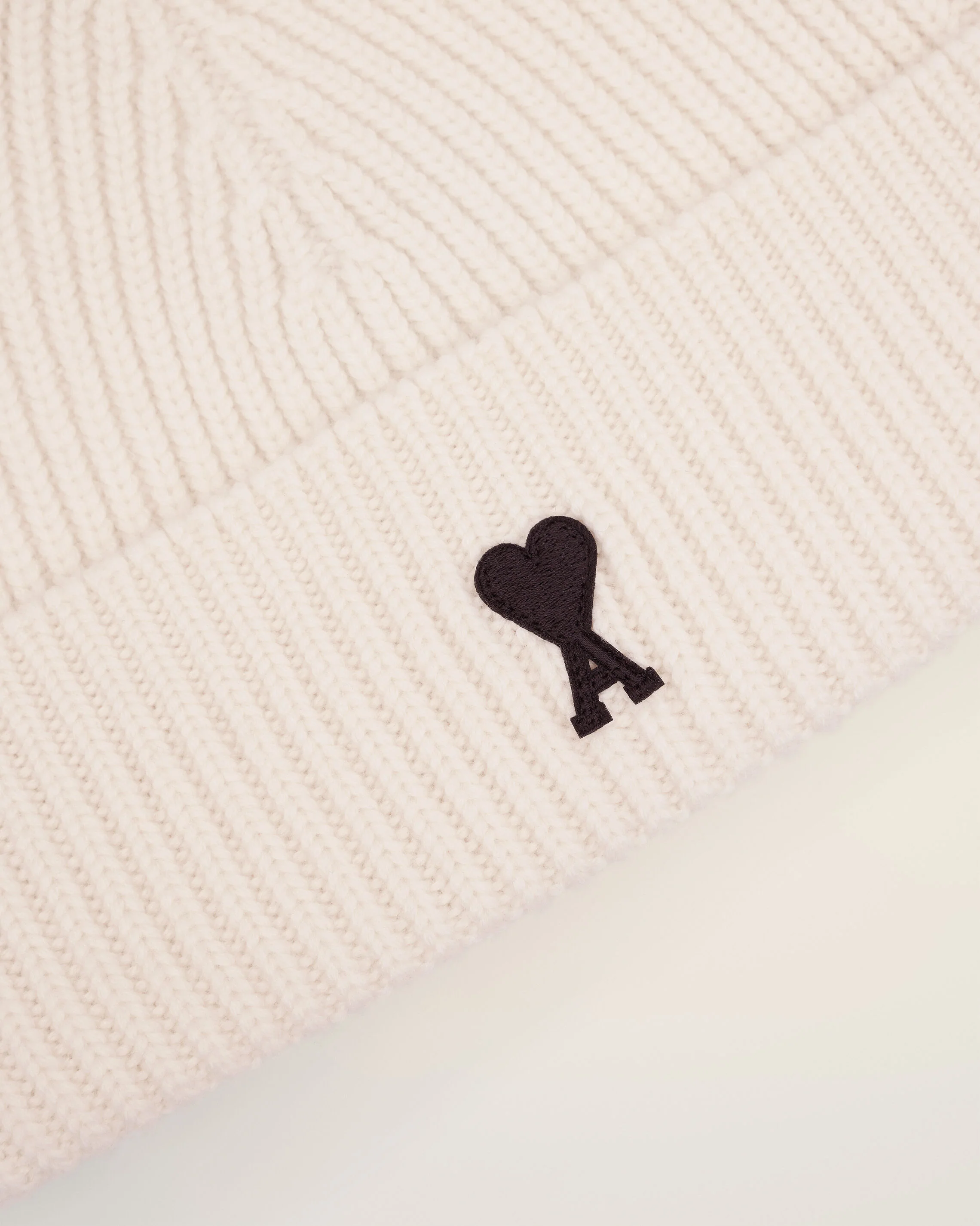 Bonnet Blanc Ami De Coeur En Laine - Image 3