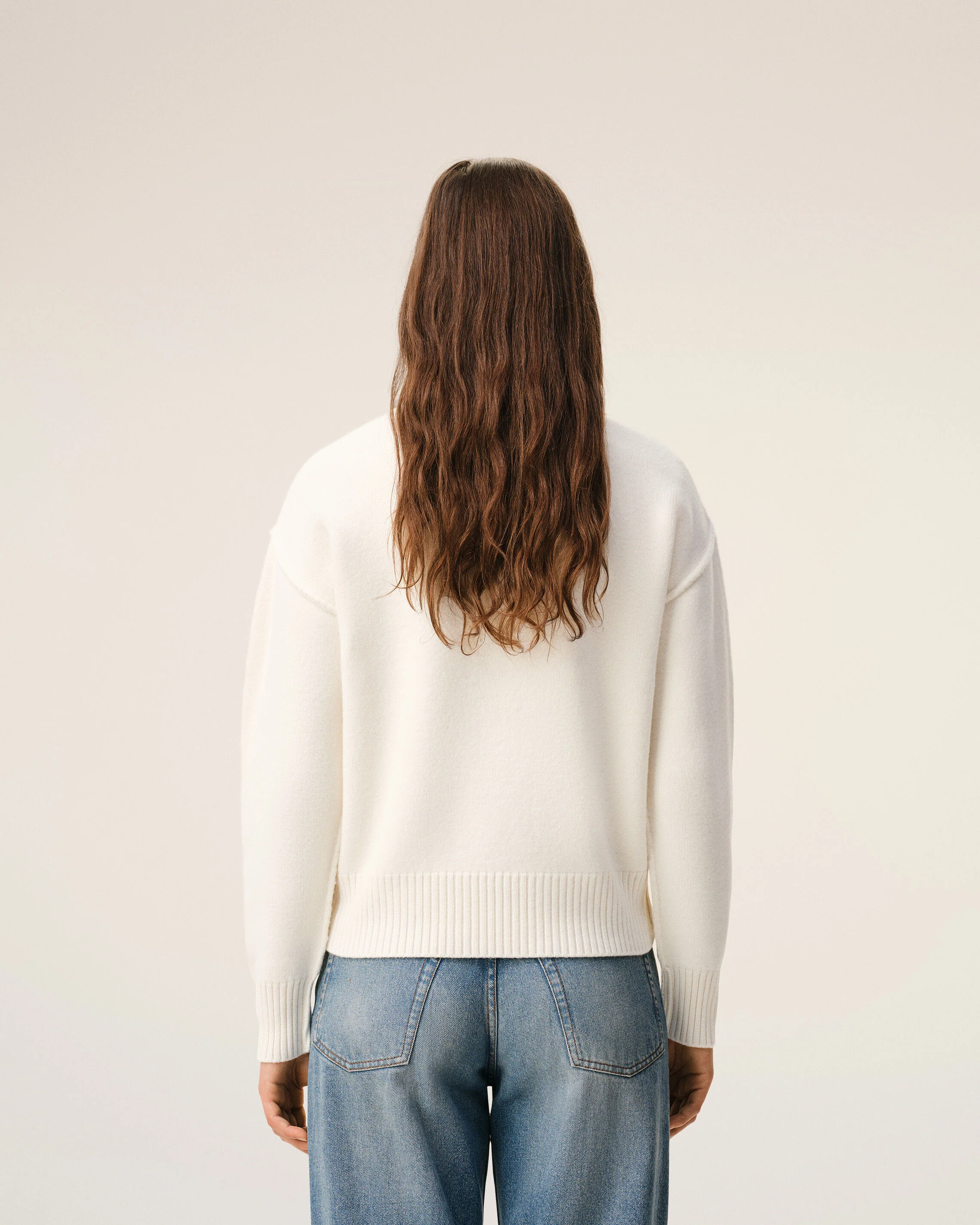Pull naturel en laine Ami de Coeur - Image 11