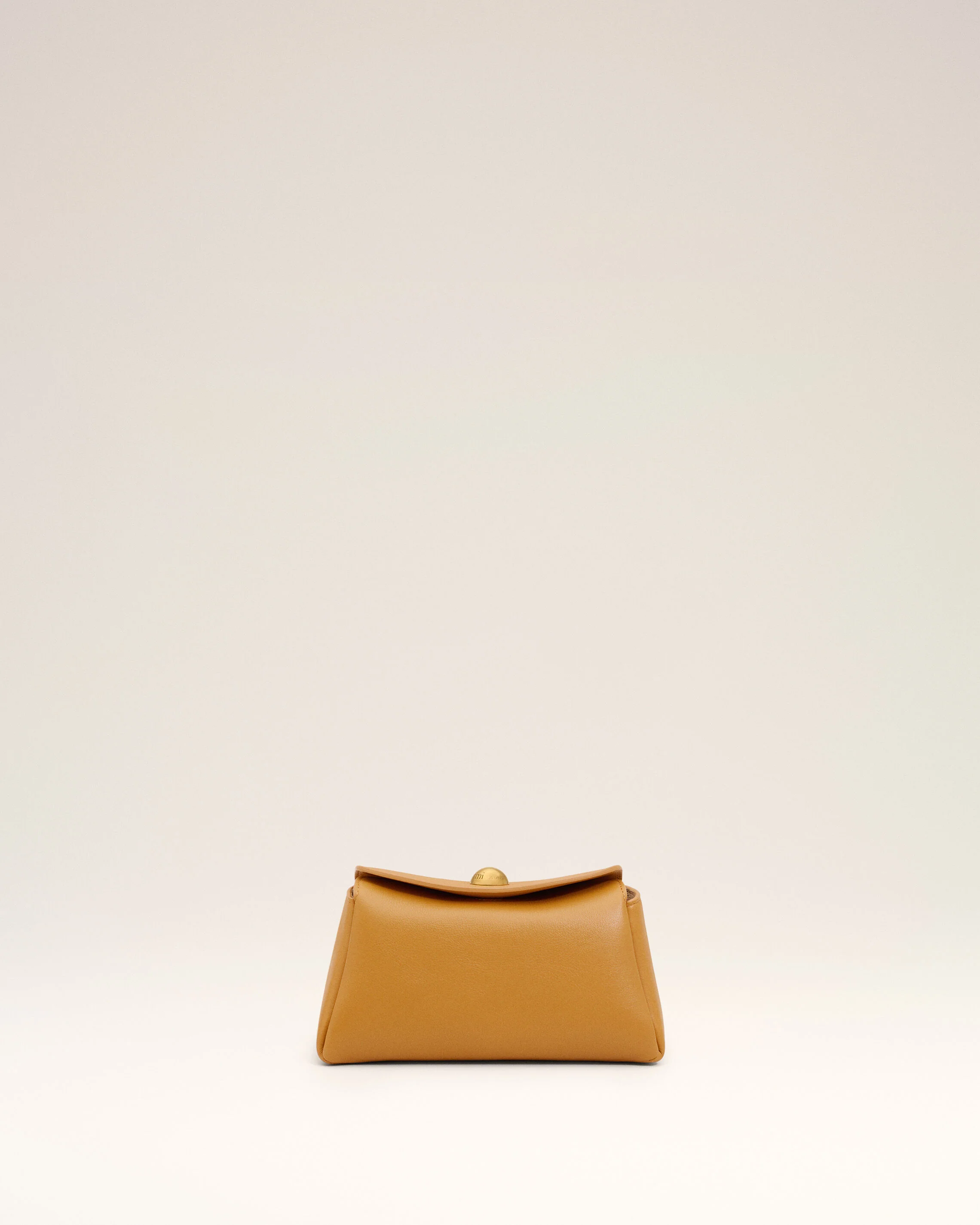 Mini Sac Carrousel Jaune en Cuir De Veau - Image 3