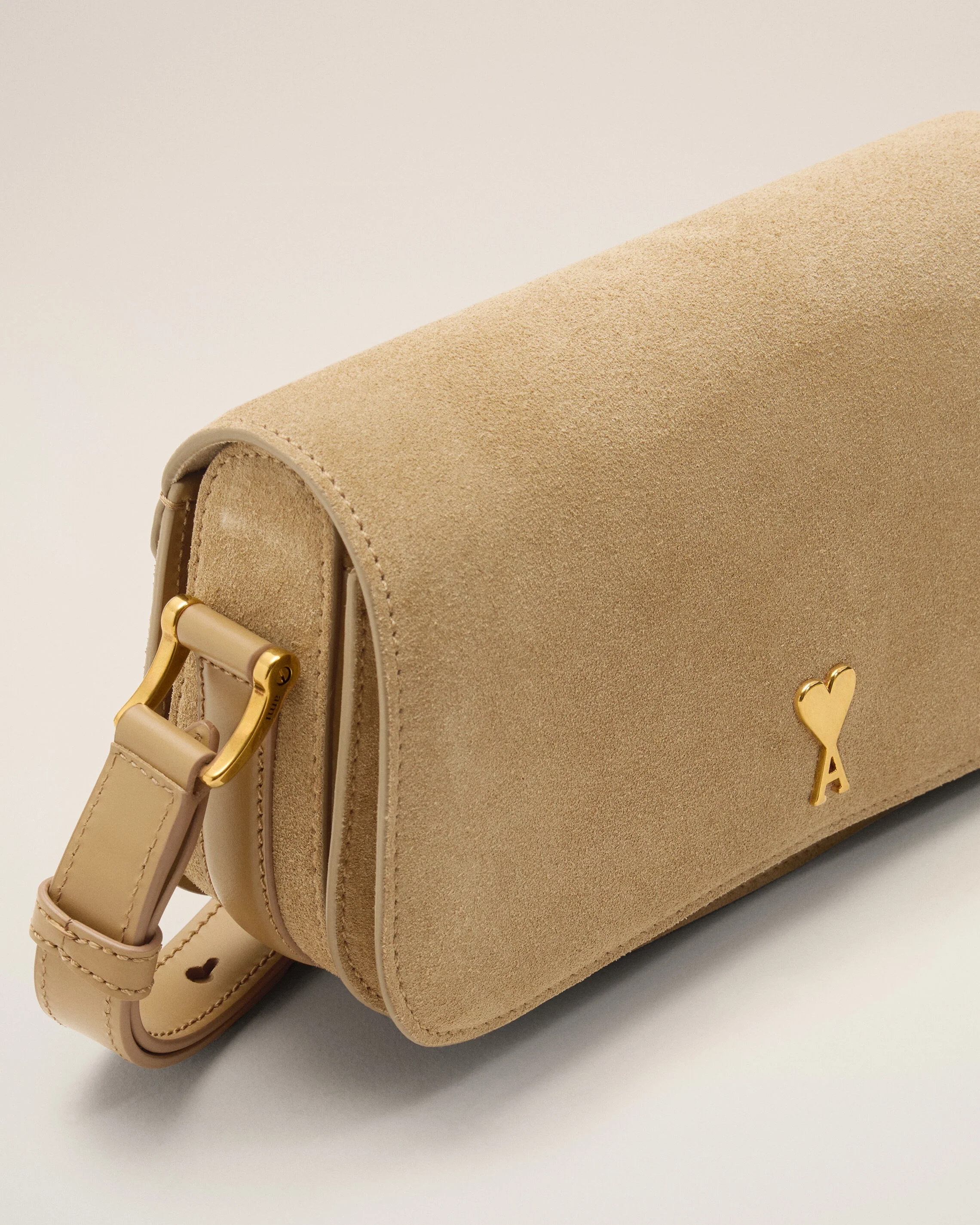 Sac Porté Epaule Paris Paris Jaune en Cuir De Veau - Image 5