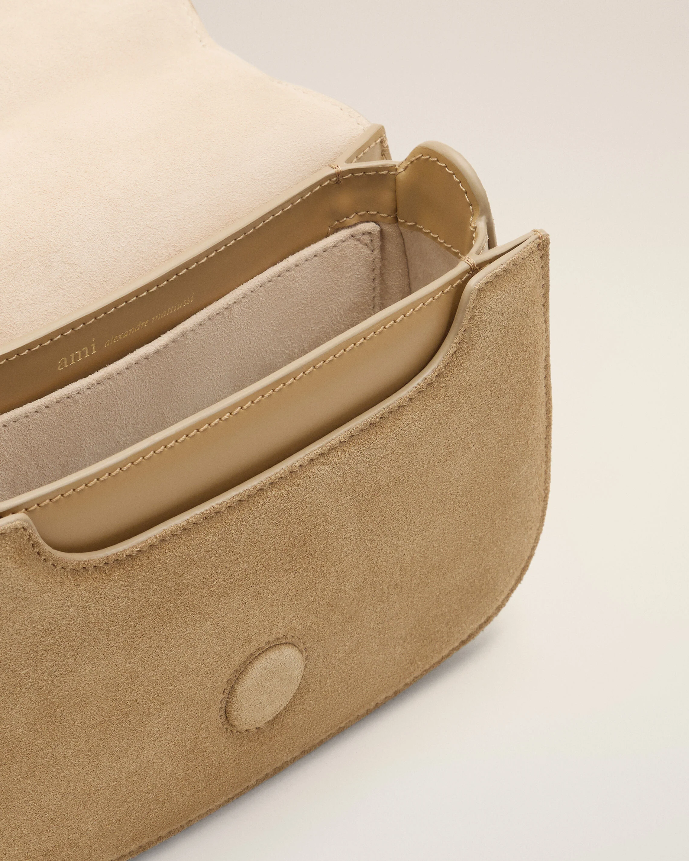 Sac Porté Main Paris Paris Jaune en Cuir De Veau - Image 13
