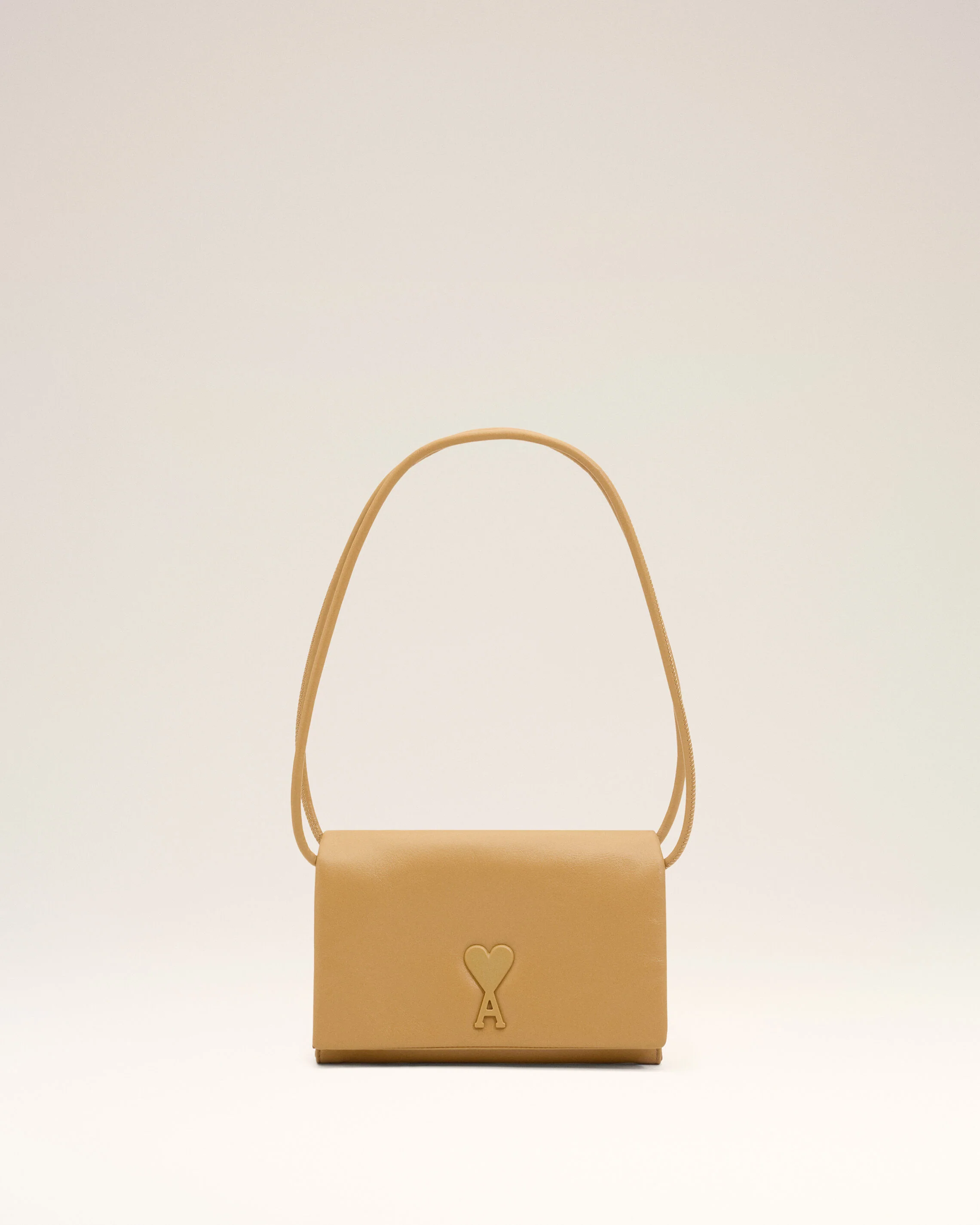 Portefeuille A Bandoulière Voulez-Vous Jaune en Cuir De Vachette - Image 7