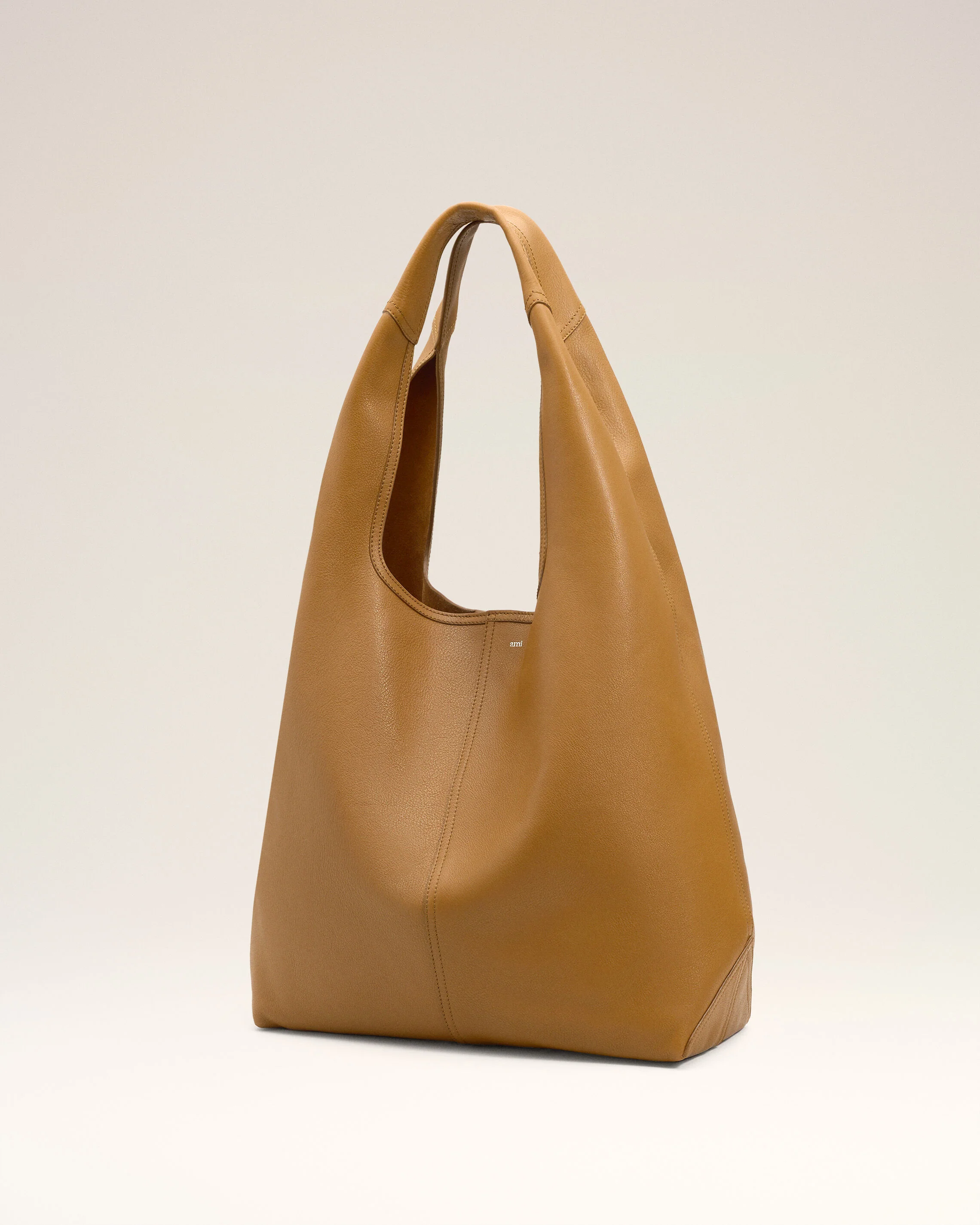 Sac Hobo Jaune Etienne En Cuir Souple - Image 3